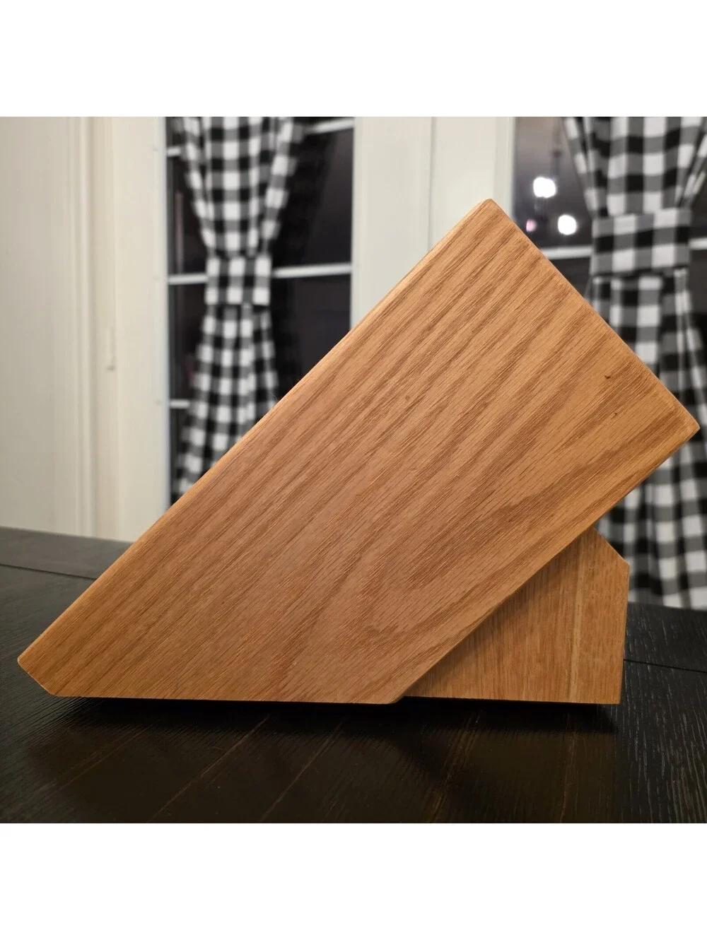 Cutco Wooden Knife Block 13 Slot Kitchen Knife Storage Holder Made In USA EUC